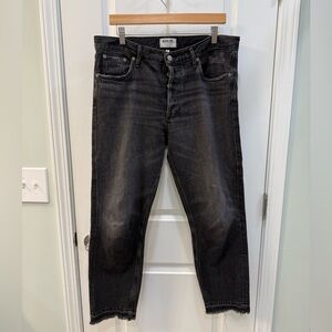 AGOLDE Jamie Straight Raw Hem Jeans